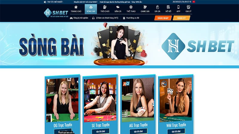 Casino trực tuyến shbet