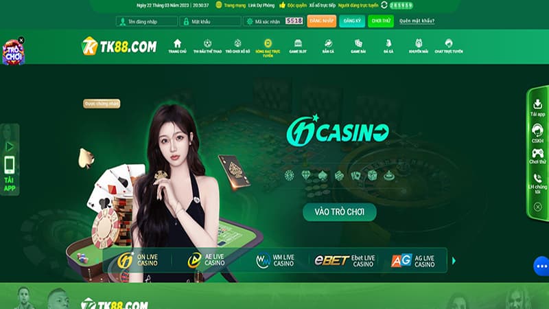 Casino trực tuyến TK88