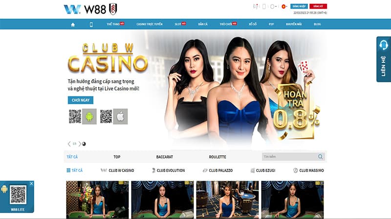 Casino trực tuyến W88